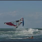 Tom Hartmann, Goyasails, Goya boards, Banzai sail, Mauritus windsurfing, One eye windsurf